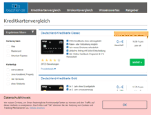 Tablet Screenshot of kreditkarten.info
